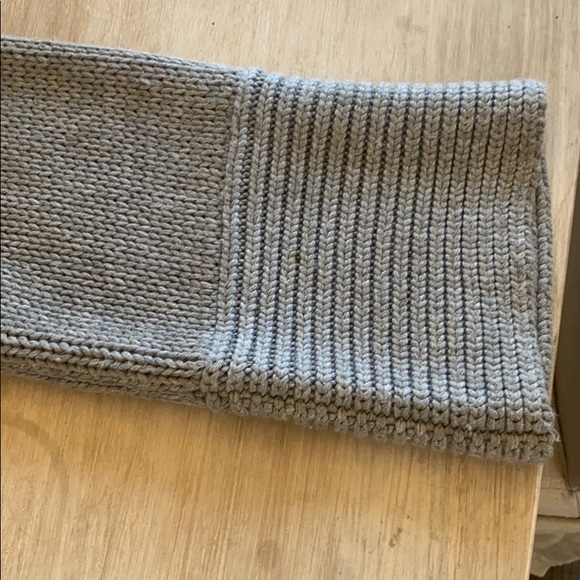 Alice + Olivia Grey CableKnit Cocoon cardigan sz L - Picture 3 of 12